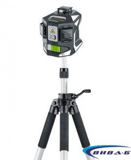 Зелен линеен лазер X3-Laser Pro в комплект с тринога VarioStand L300