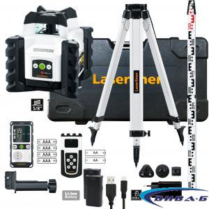 Зелен ротационен лазер Quadrum Compact  G210 S Set 165 cm