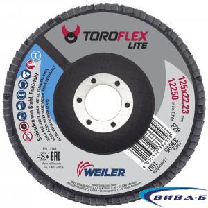 Ламелен диск за шлайфане от шкурка TOROFLEX LITE 125 Z100 1